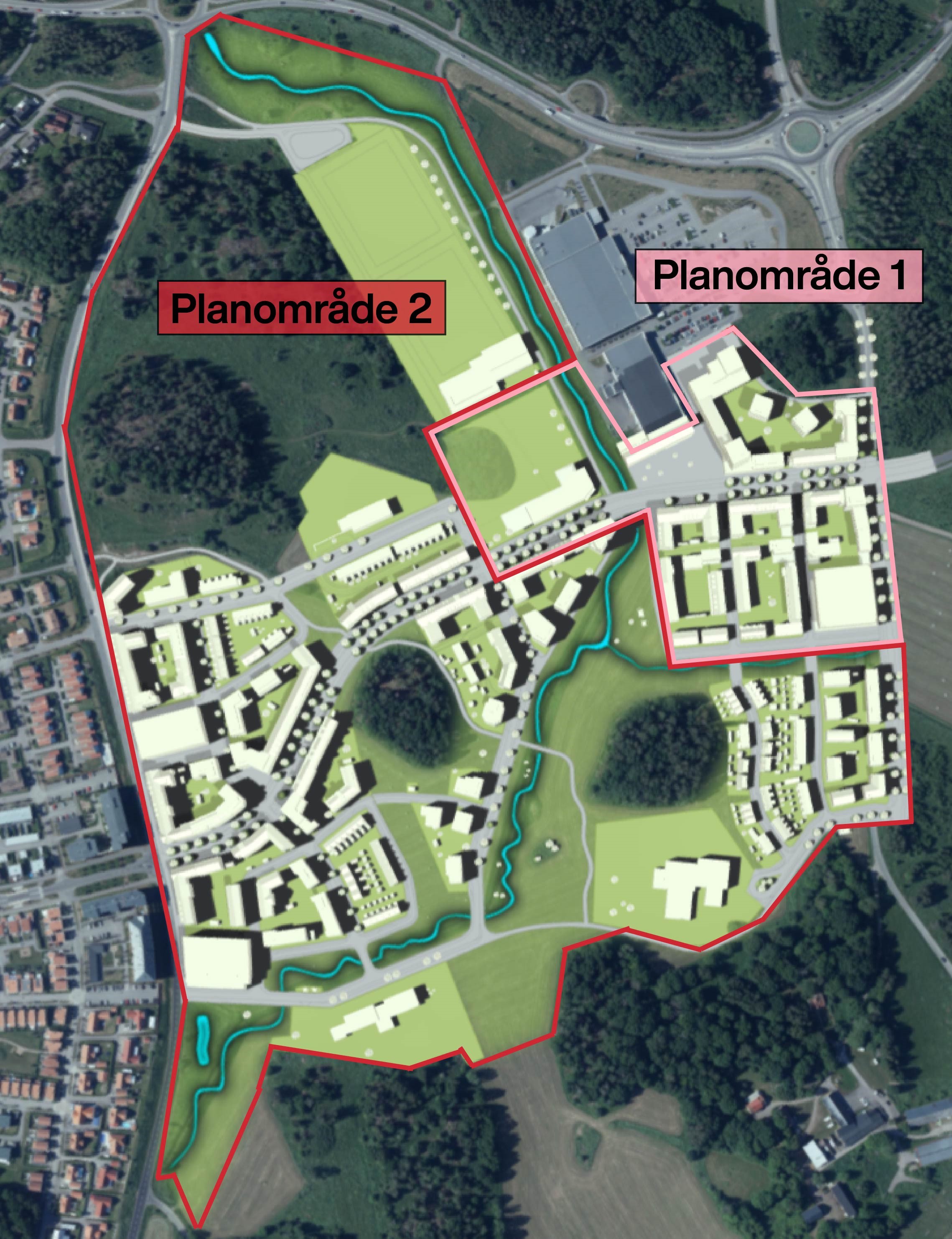Karta över planområde Djurgården