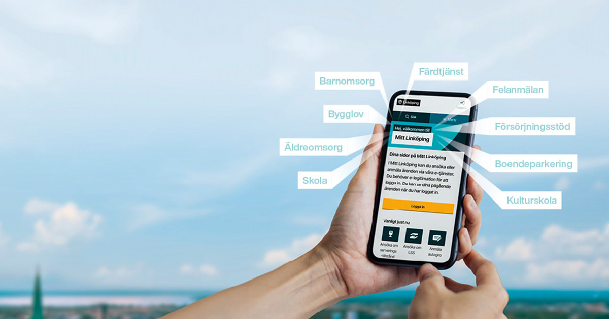 Bild på Linköpings kommuns logga