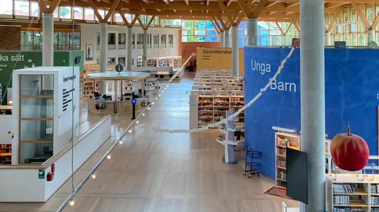 Bokhallen i Huvudbiblioteket