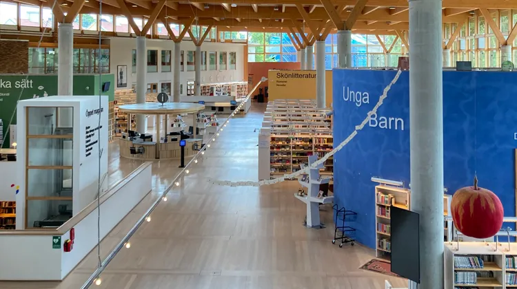 Bokhallen i Huvudbiblioteket