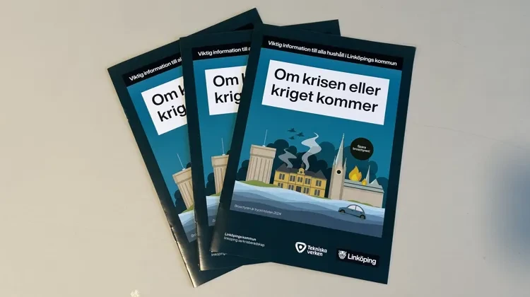 Broschyren "Om krisen eller kriget kommer"
