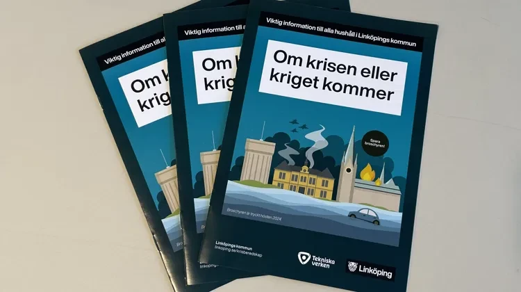 Broschyren "Om krisen eller kriget kommer"