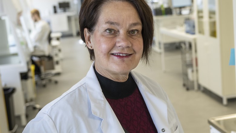 Anne Kihlgren i labbet