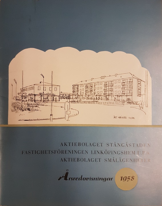 Årsredovisning för AB Stångåstaden 1958