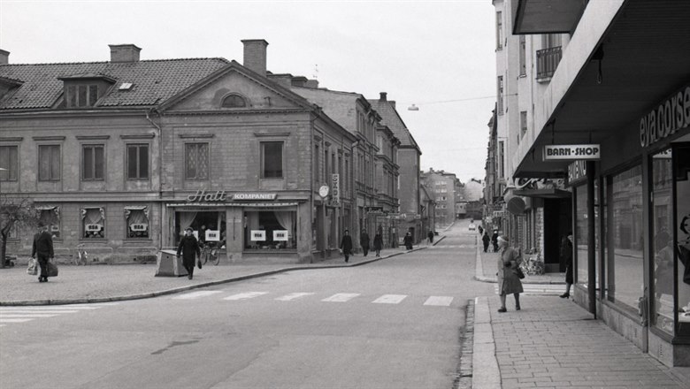 Nygatan i Linköping, 1973