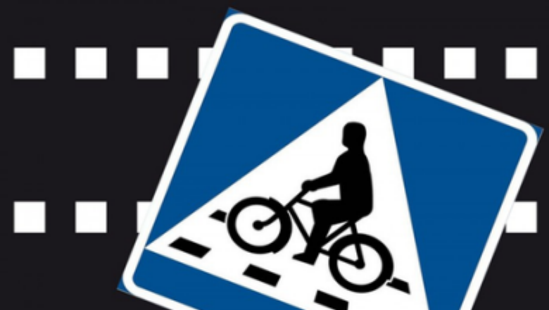 Illustration cykelöverfart